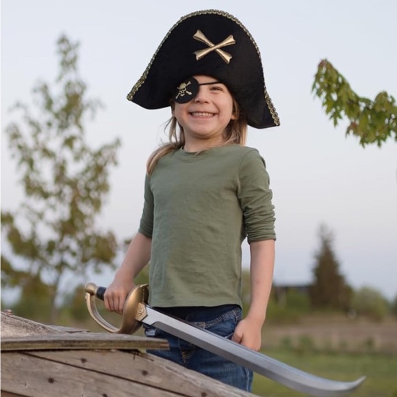 Other - New Captain Hook Pirate Hat for Kids, One Size Fits All
